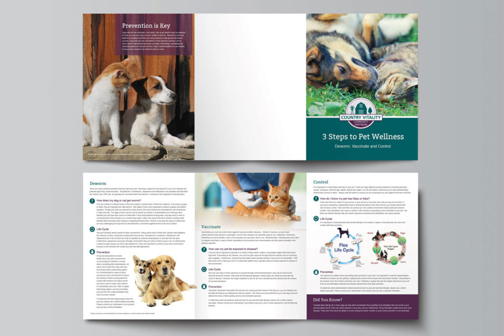 Country Vitality Pet Wellness brochure